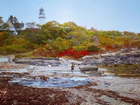 Dyer Cove granite ledges and coastal view